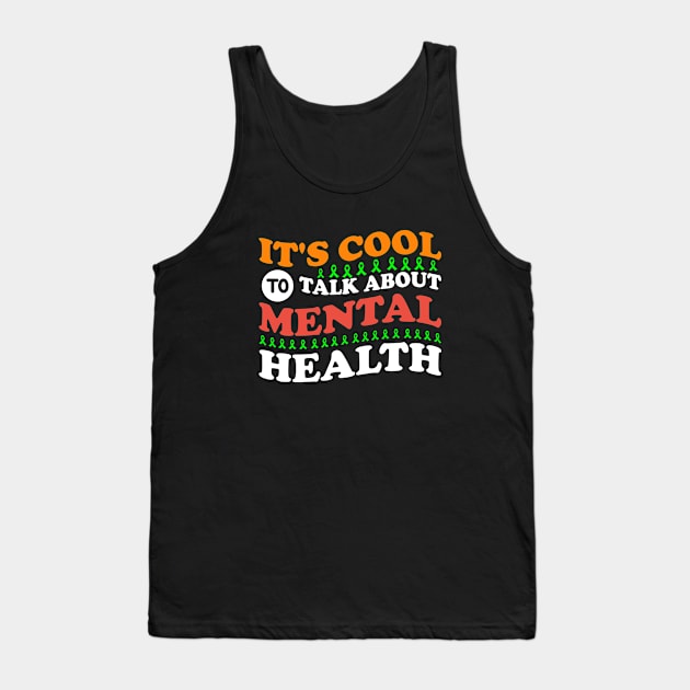 Mental Health Matters End The Stigma Psychology Therapy Tank Top by woormle